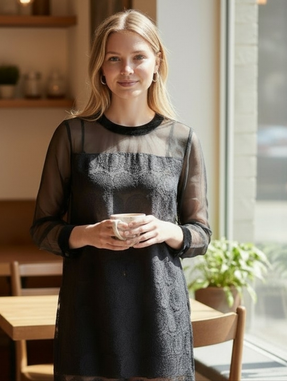 Maje Black Mini Dress